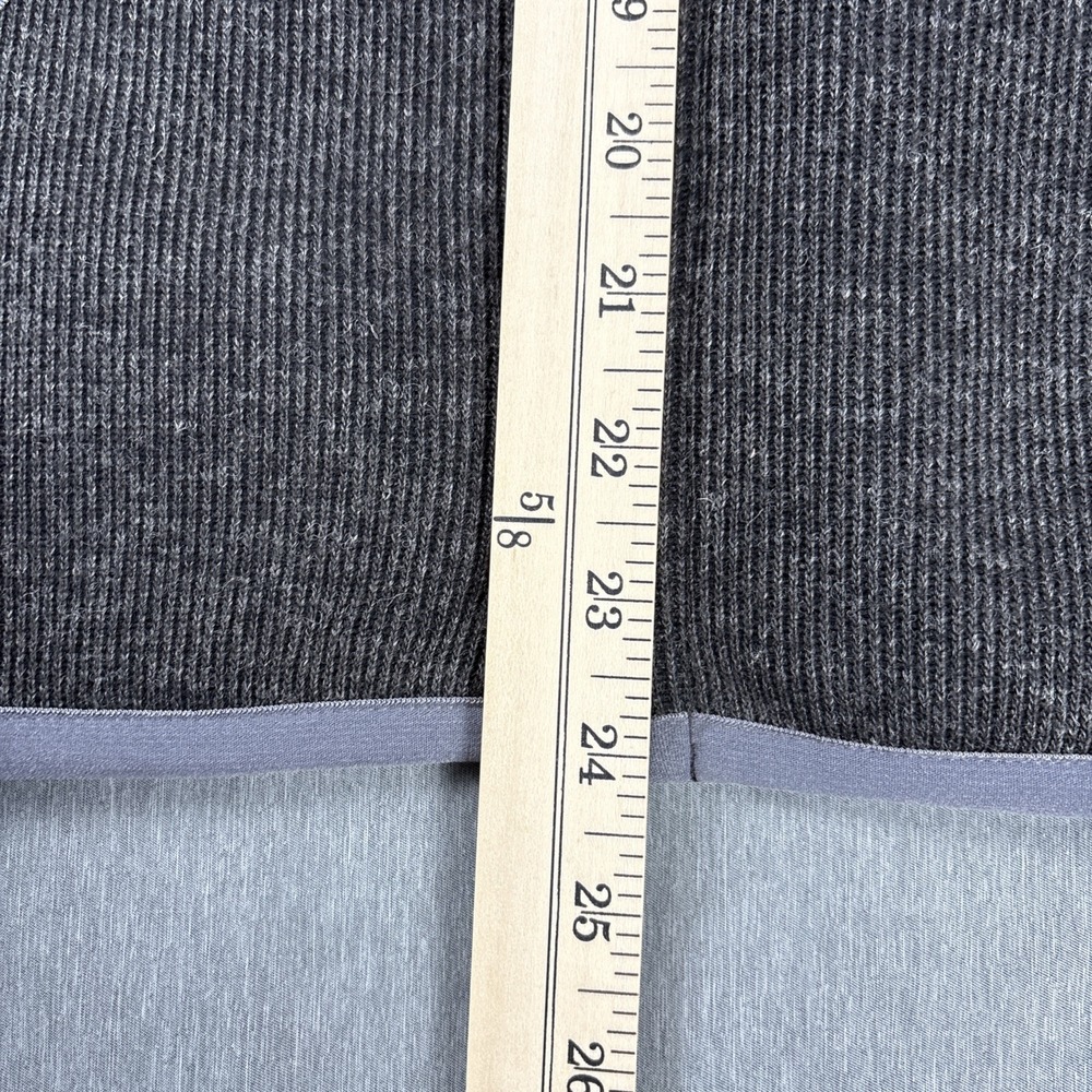 The North Face Ribbed Fleece Full Zip Up Jacket Women's - Size XL - Dark Gray - Picture 12 of 16